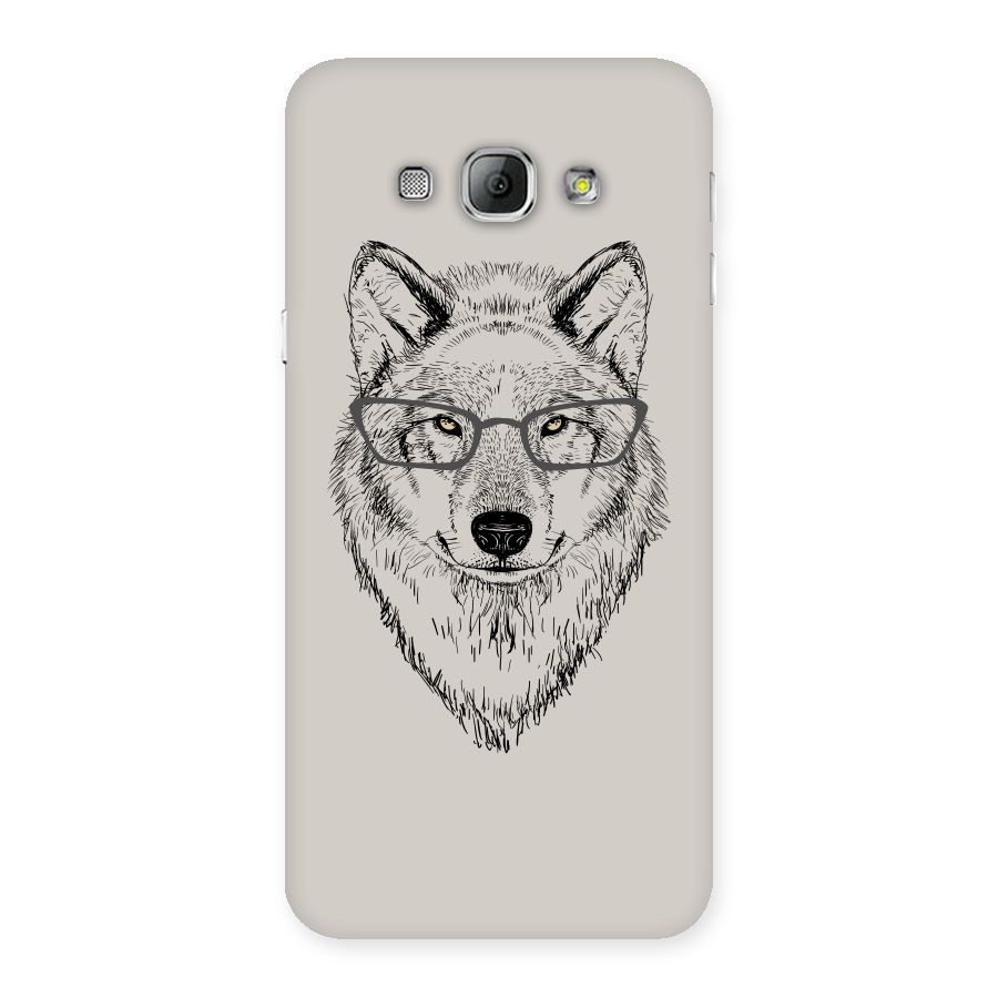 Nerdy Wolf Back Case for Galaxy A8