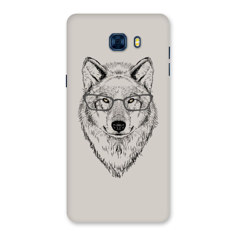 Nerdy Wolf Back Case for Galaxy C7 Pro