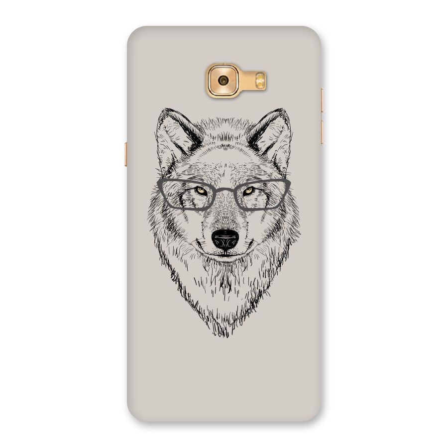 Nerdy Wolf Back Case for Galaxy C9 Pro