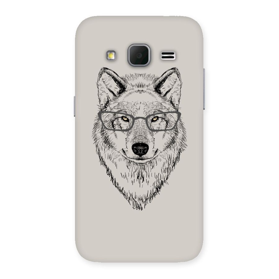 Nerdy Wolf Back Case for Galaxy Core Prime