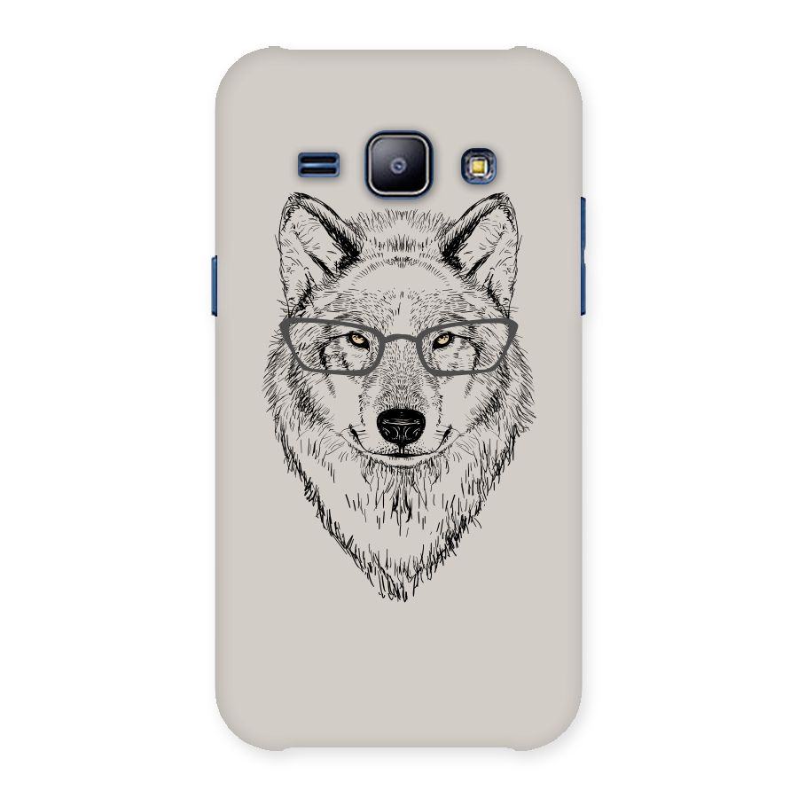 Nerdy Wolf Back Case for Galaxy J1