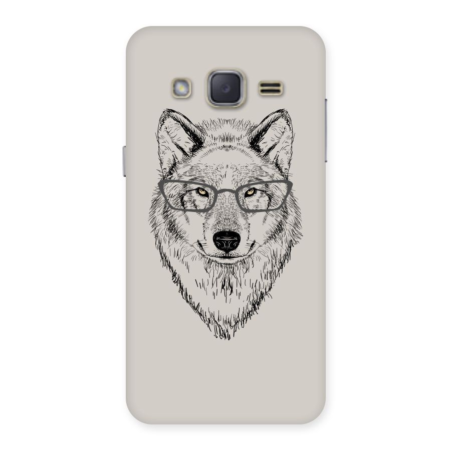 Nerdy Wolf Back Case for Galaxy J2