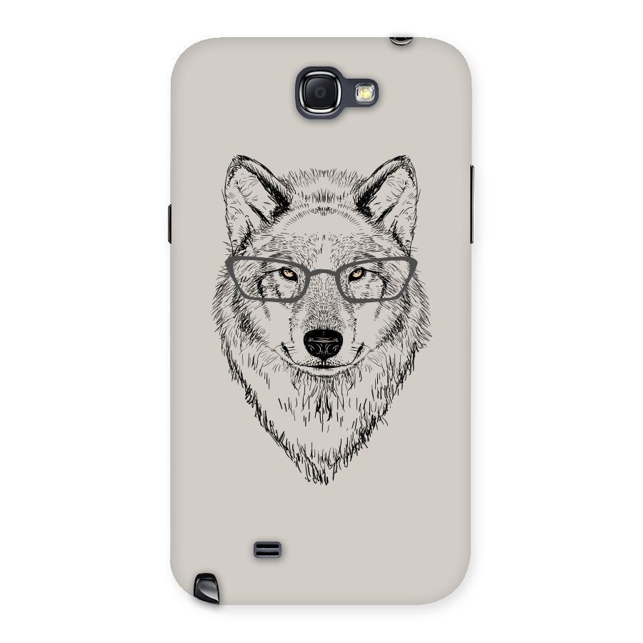 Nerdy Wolf Back Case for Galaxy Note 2
