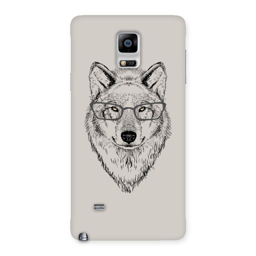 Nerdy Wolf Back Case for Galaxy Note 4