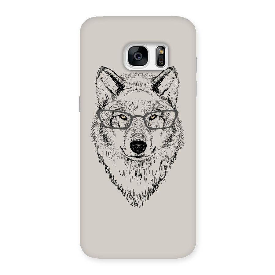 Nerdy Wolf Back Case for Galaxy S7 Edge