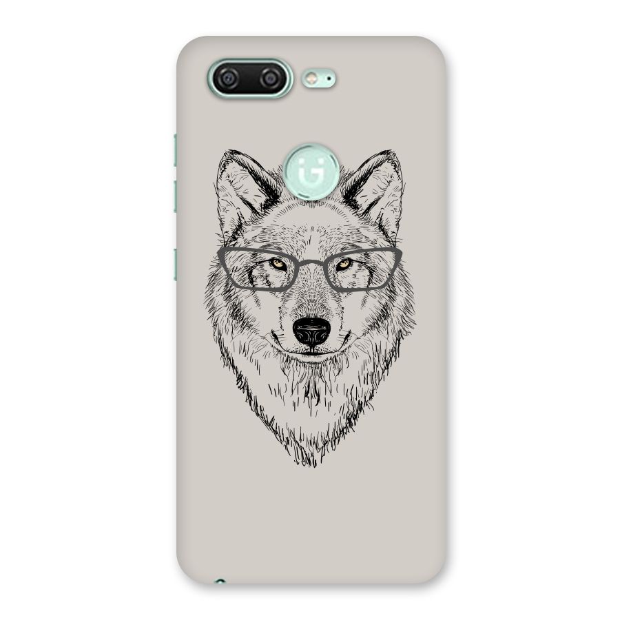 Nerdy Wolf Back Case for Gionee S10