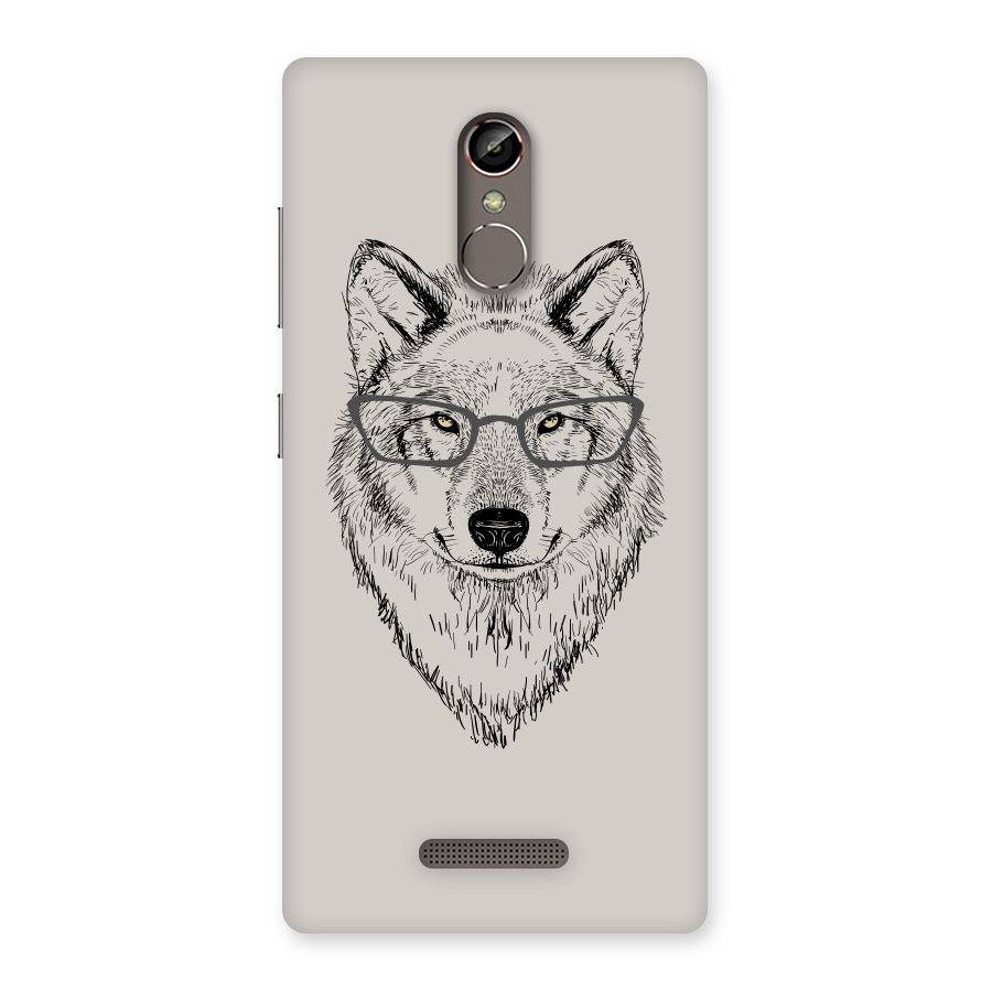 Nerdy Wolf Back Case for Gionee S6s