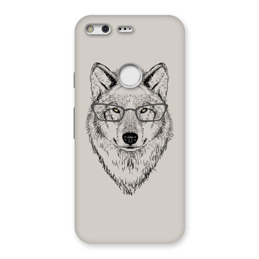 Nerdy Wolf Back Case for Google Pixel