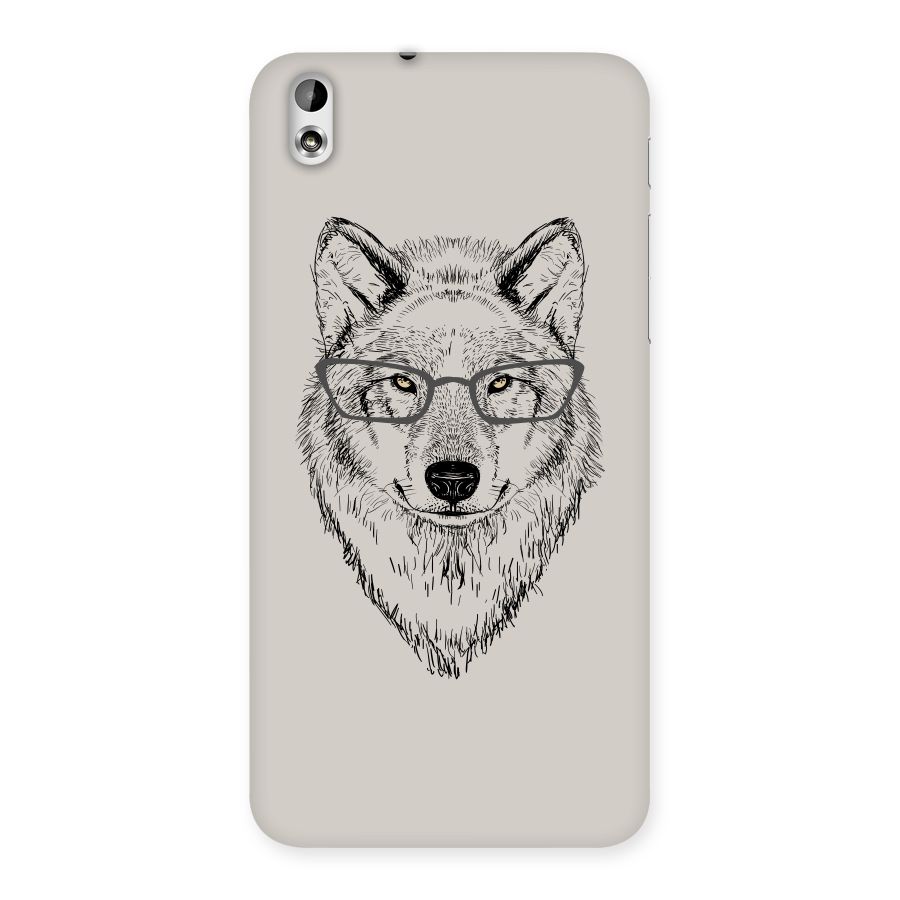 Nerdy Wolf Back Case for HTC Desire 816g