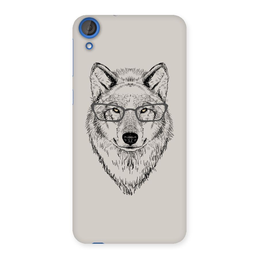 Nerdy Wolf Back Case for HTC Desire 820