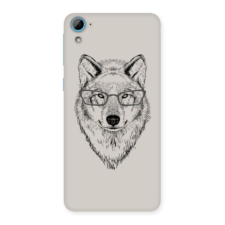 Nerdy Wolf Back Case for HTC Desire 826