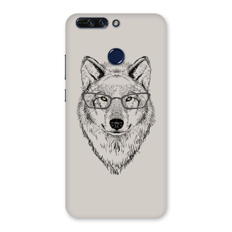 Nerdy Wolf Back Case for Honor 8 Pro