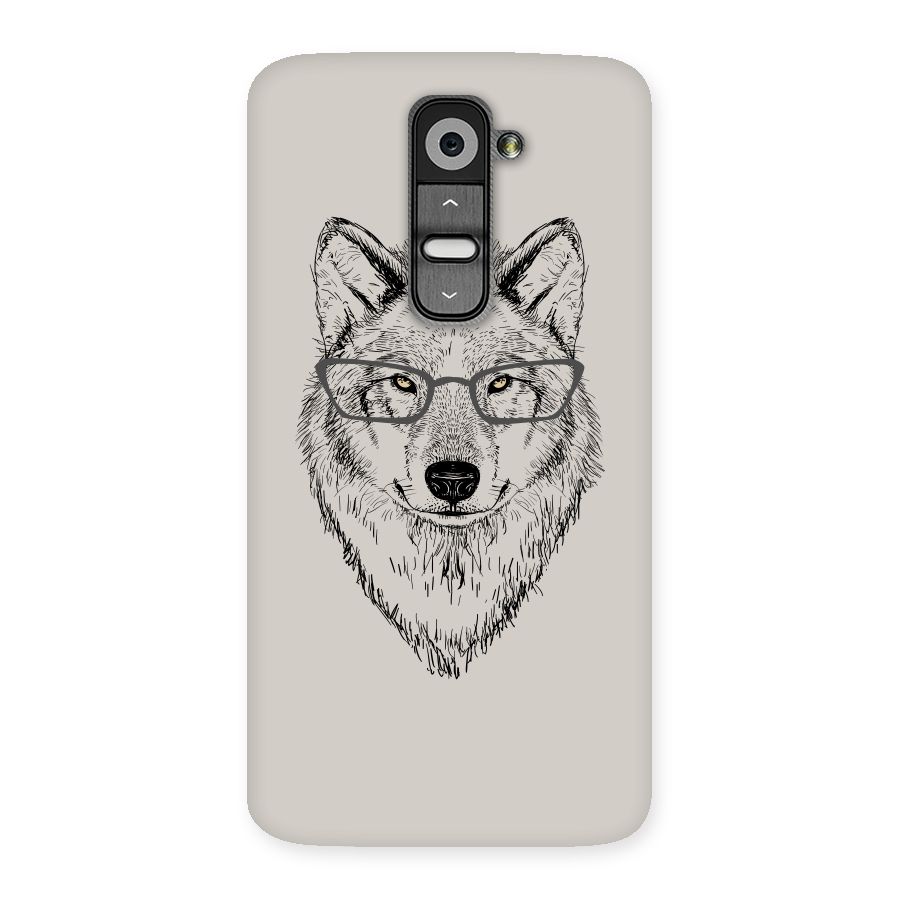 Nerdy Wolf Back Case for LG G2