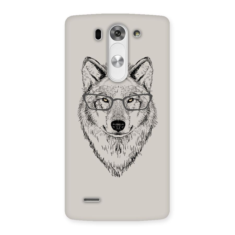 Nerdy Wolf Back Case for LG G3 Beat