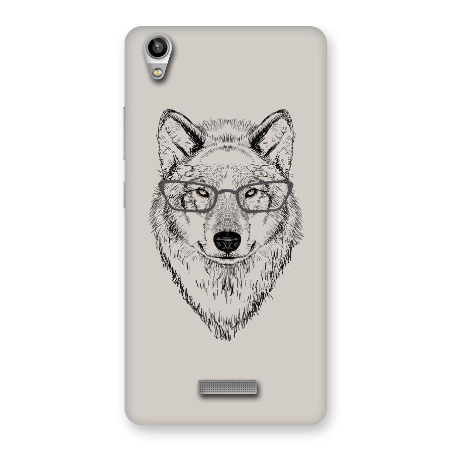 Nerdy Wolf Back Case for Lava-Pixel-V1