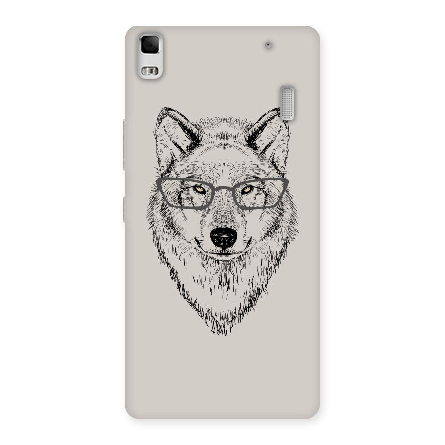 Nerdy Wolf Back Case for Lenovo K3 Note