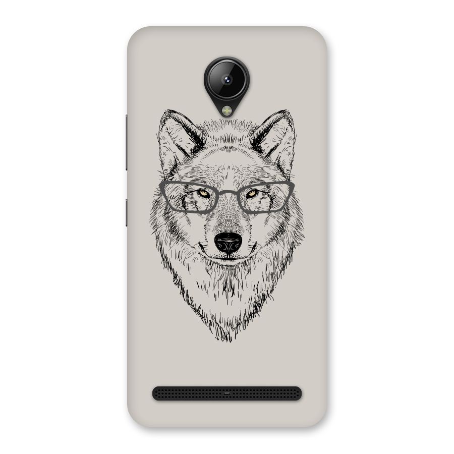 Nerdy Wolf Back Case for Lenovo C2