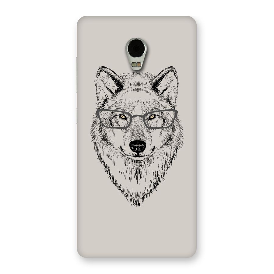 Nerdy Wolf Back Case for Lenovo Vibe P1