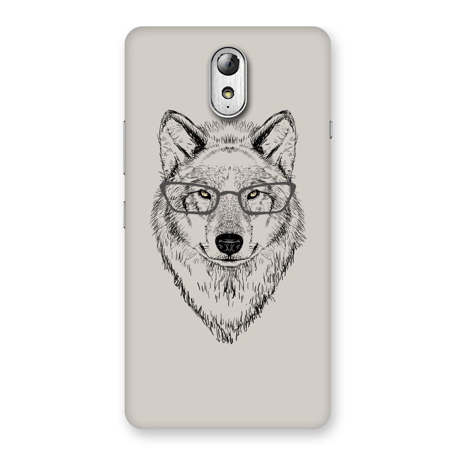 Nerdy Wolf Back Case for Lenovo Vibe P1M