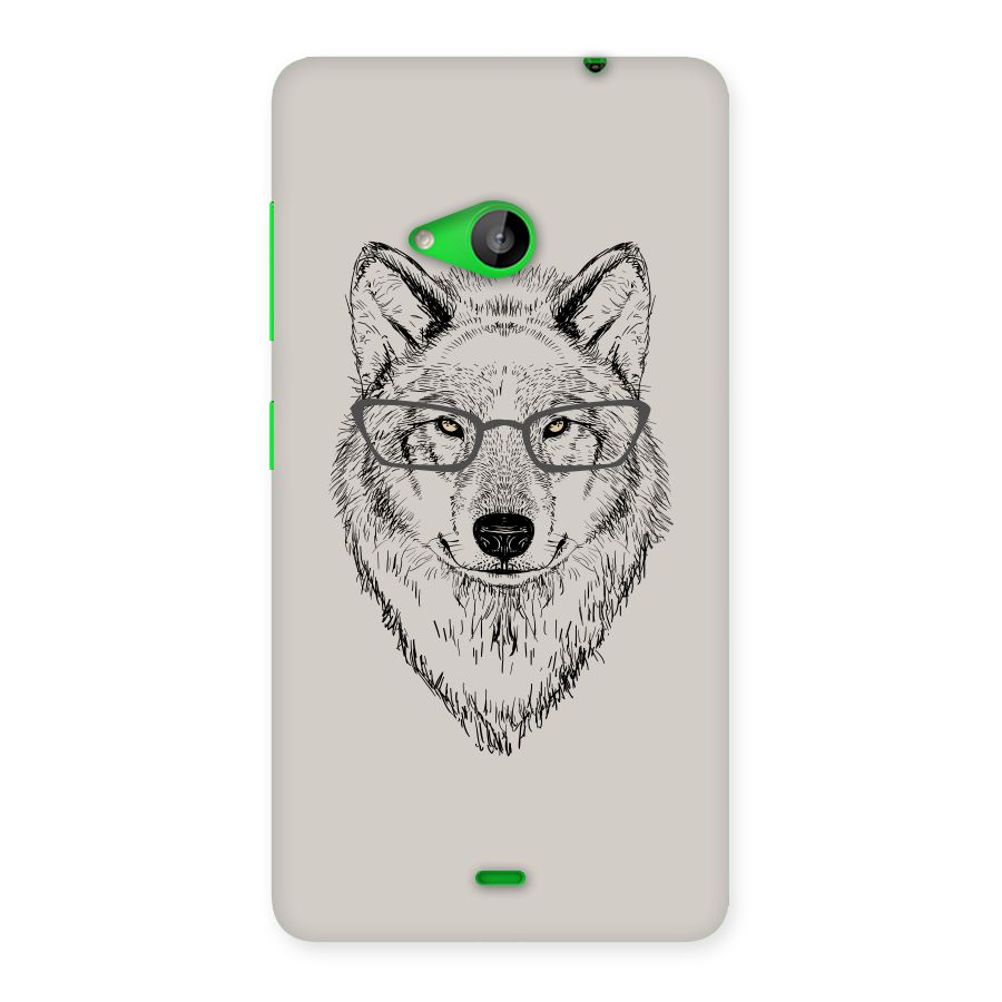Nerdy Wolf Back Case for Lumia 535