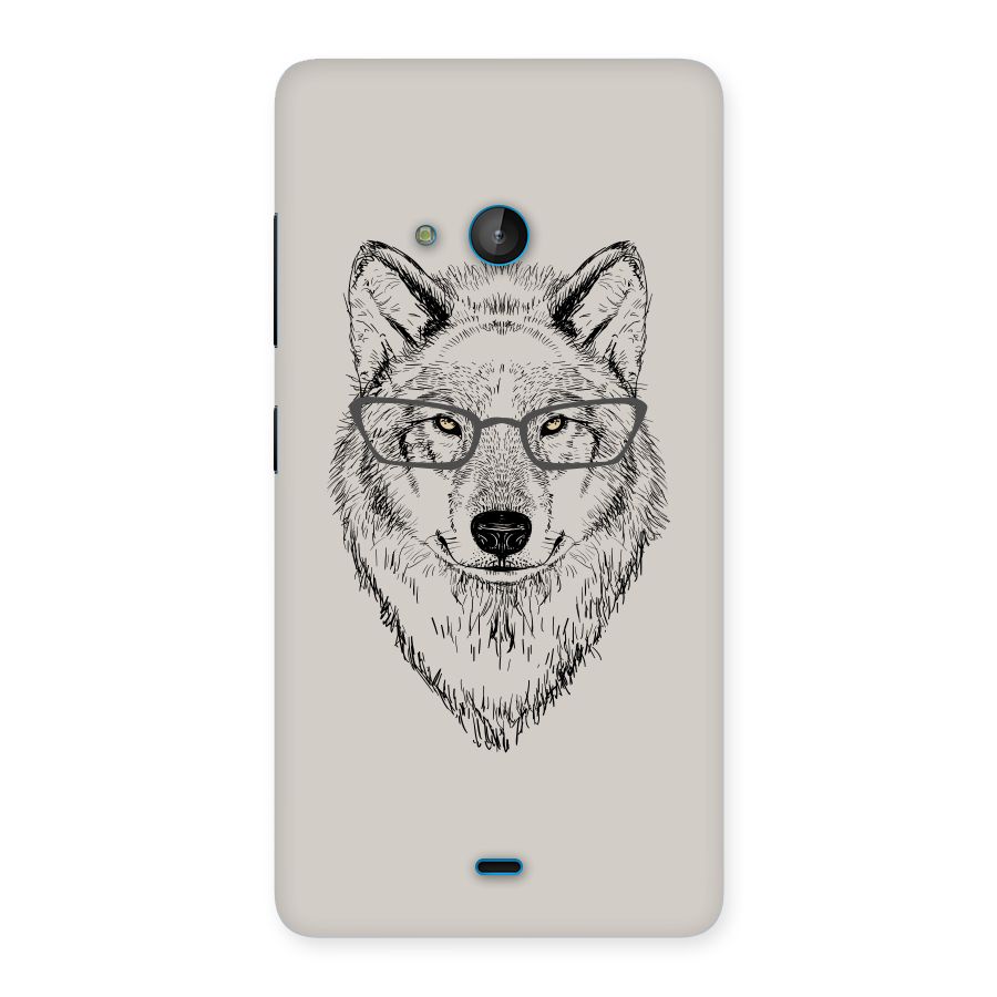 Nerdy Wolf Back Case for Lumia 540
