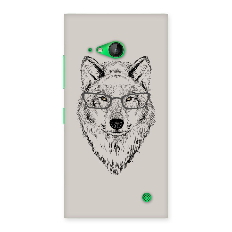 Nerdy Wolf Back Case for Lumia 730