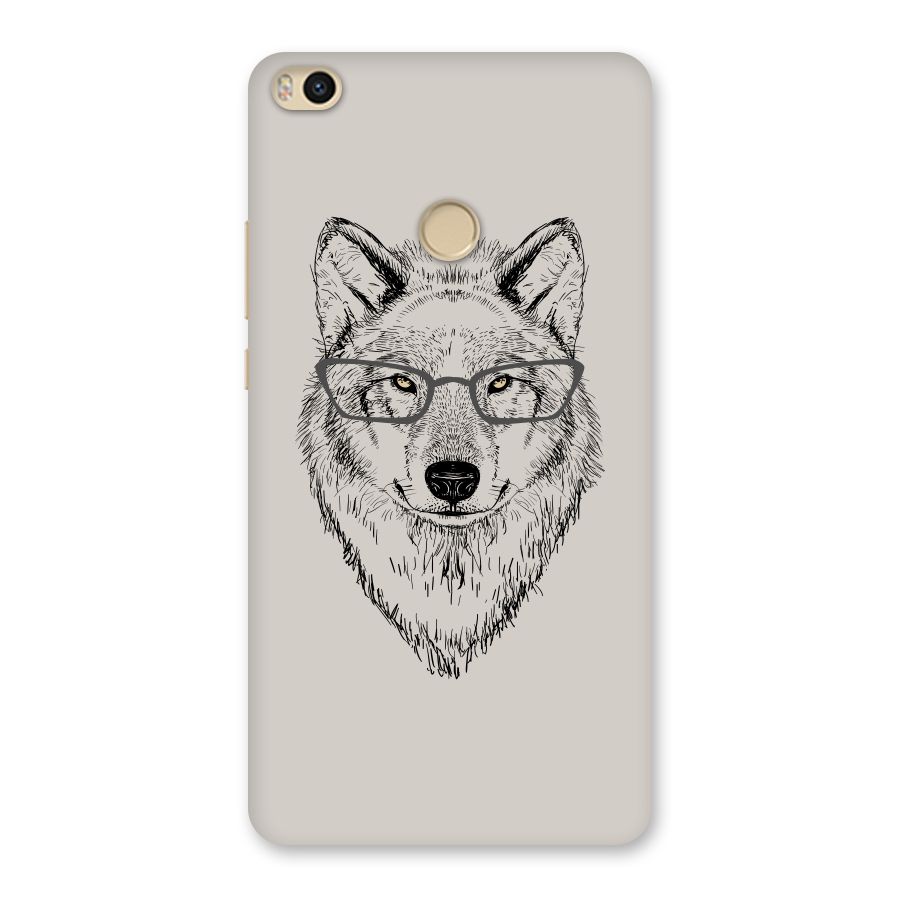 Nerdy Wolf Back Case for Mi Max 2