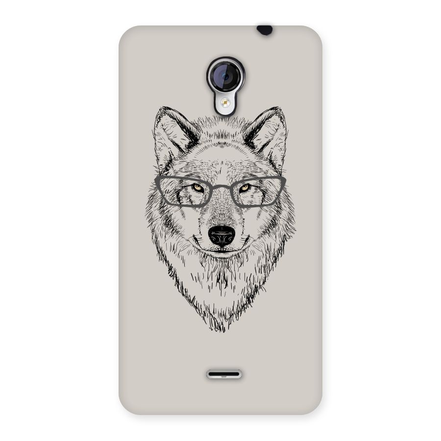 Nerdy Wolf Back Case for Micromax Unite 2 A106