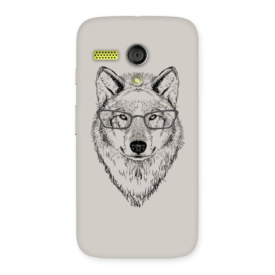 Nerdy Wolf Back Case for Moto G