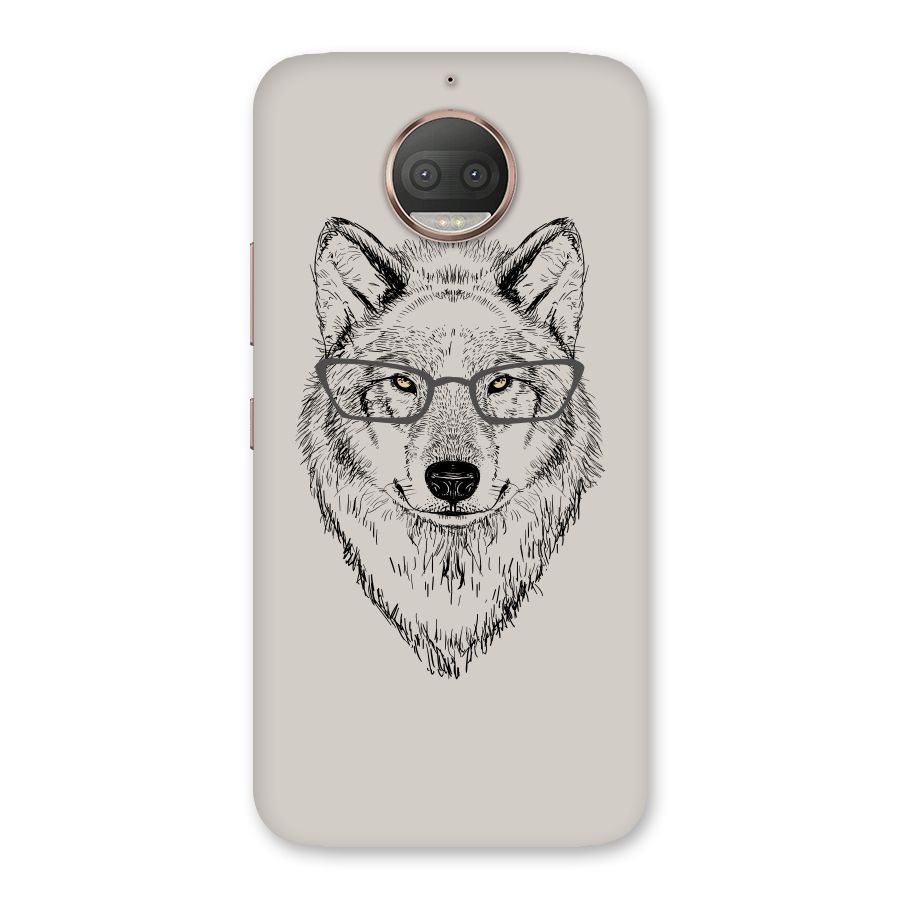 Nerdy Wolf Back Case for Moto G5s Plus
