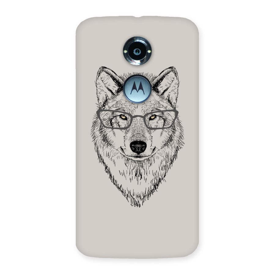 Nerdy Wolf Back Case for Moto X 2nd Gen