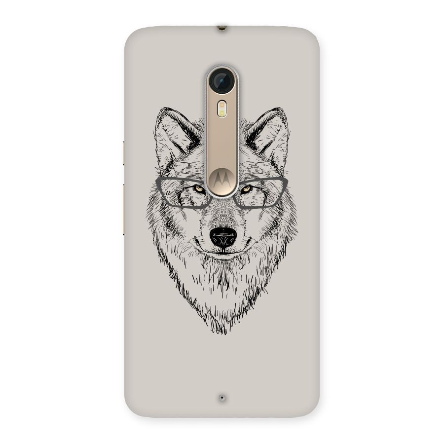 Nerdy Wolf Back Case for Motorola Moto X Style