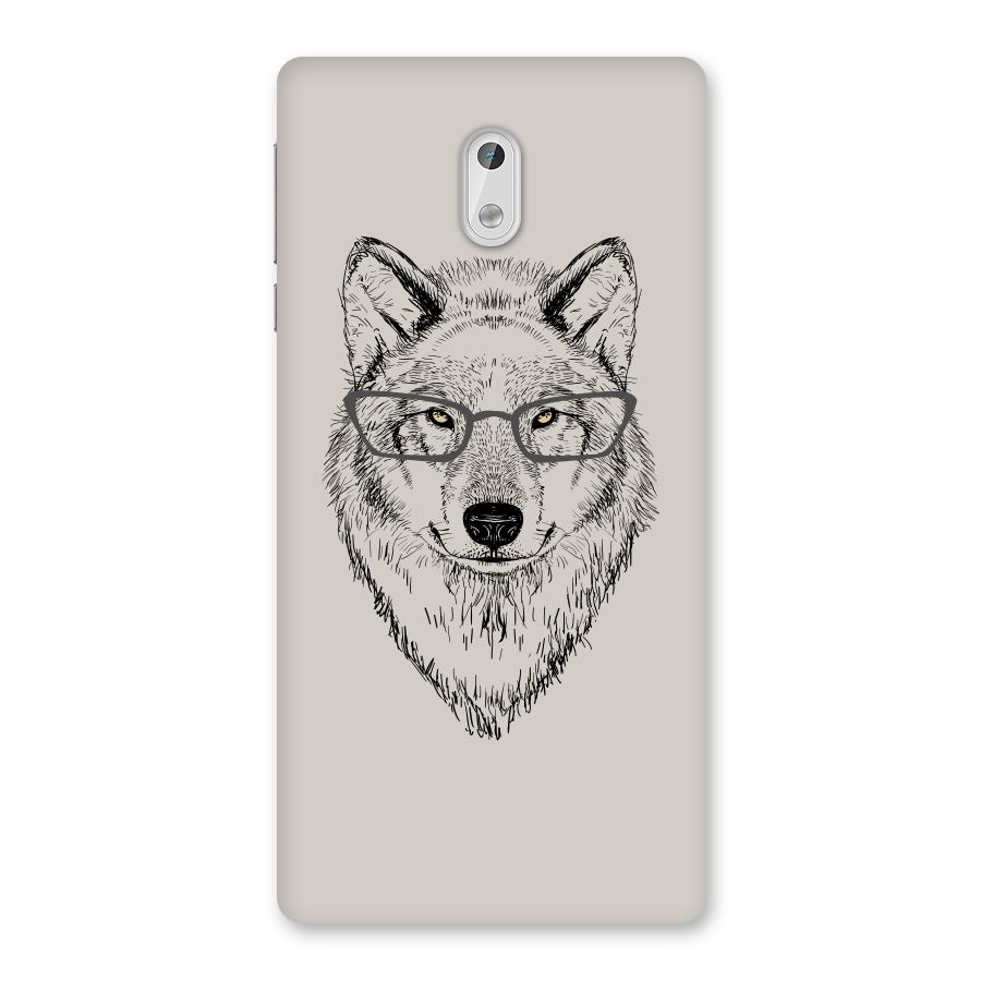 Nerdy Wolf Back Case for Nokia 3