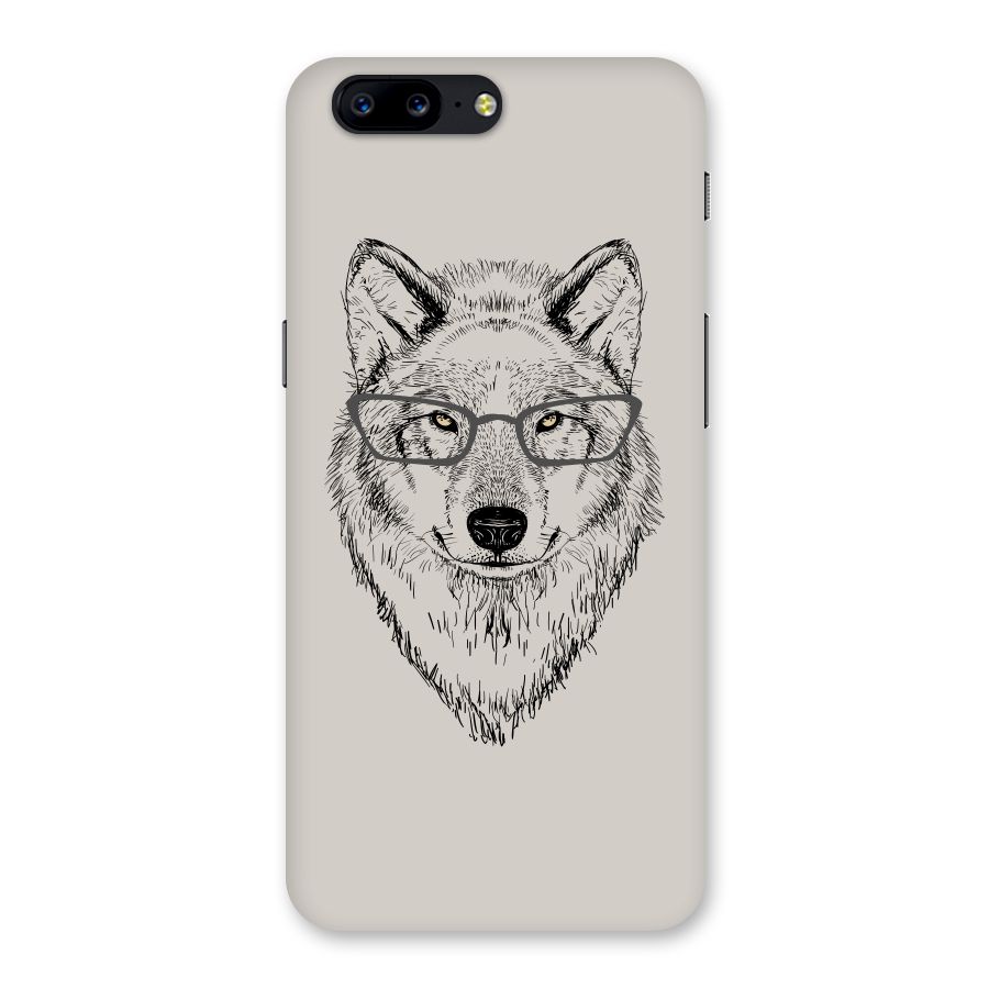 Nerdy Wolf Back Case for OnePlus 5