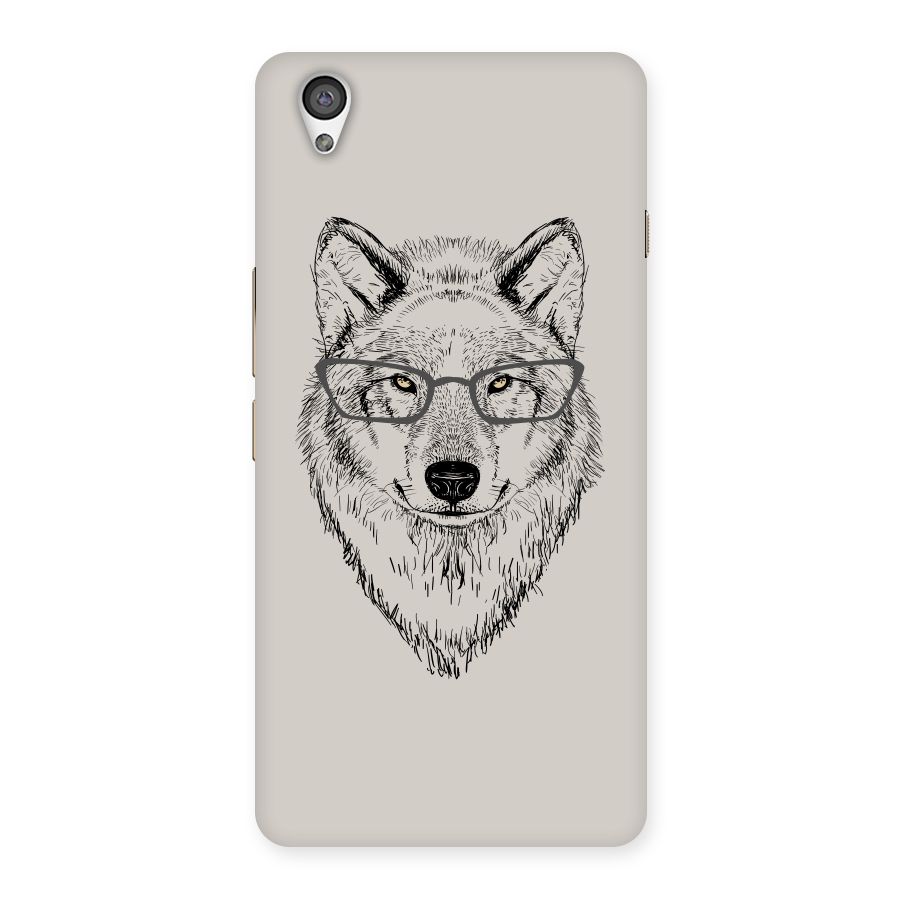 Nerdy Wolf Back Case for OnePlus X