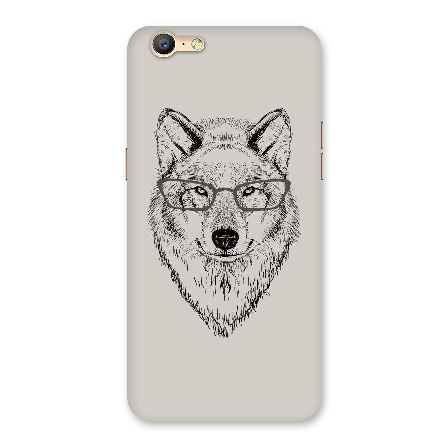 Nerdy Wolf Back Case for Oppo A57