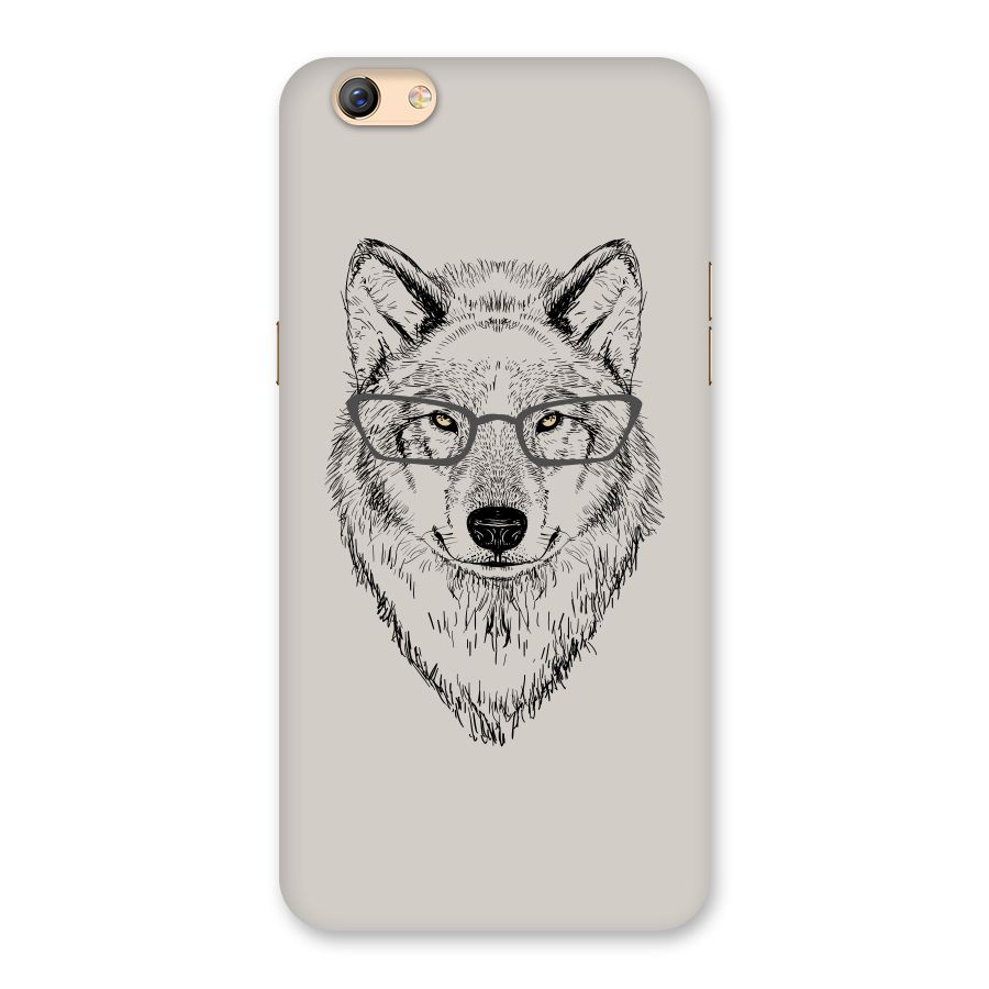 Nerdy Wolf Back Case for Oppo F3 Plus