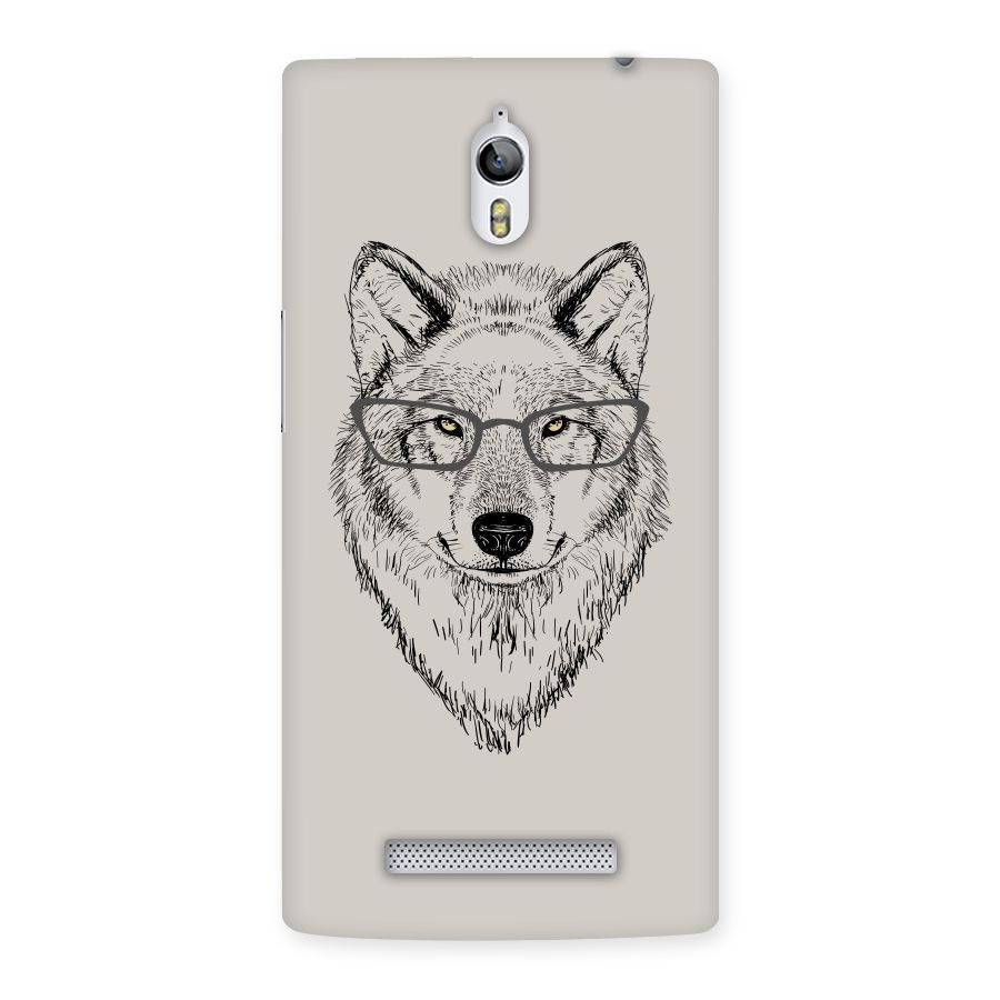 Nerdy Wolf Back Case for Oppo Find 7