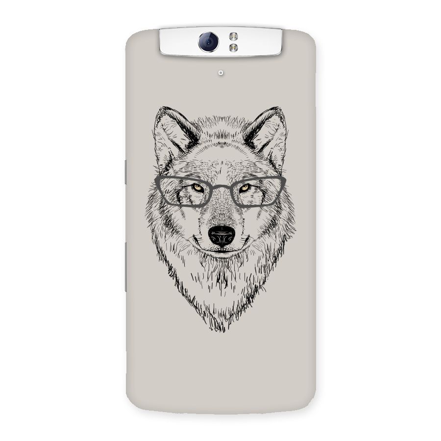 Nerdy Wolf Back Case for Oppo N1