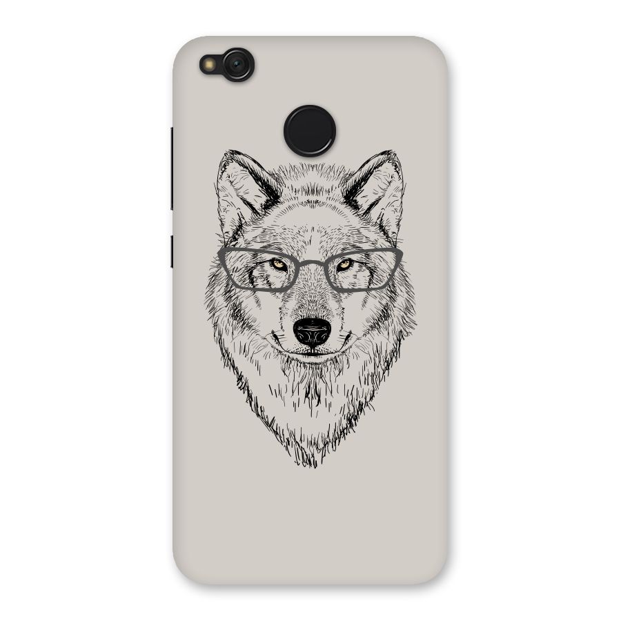 Nerdy Wolf Back Case for Redmi 4