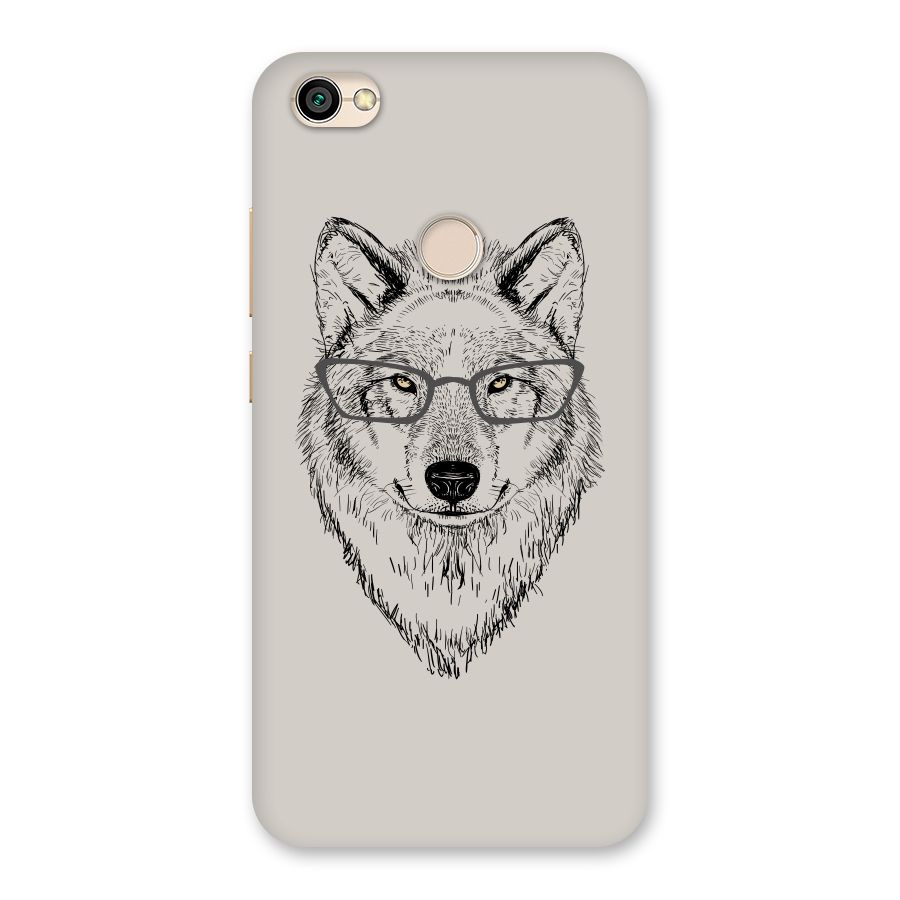 Nerdy Wolf Back Case for Redmi Y1 2017