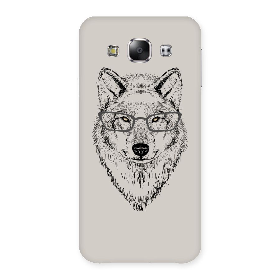 Nerdy Wolf Back Case for Samsung Galaxy E5