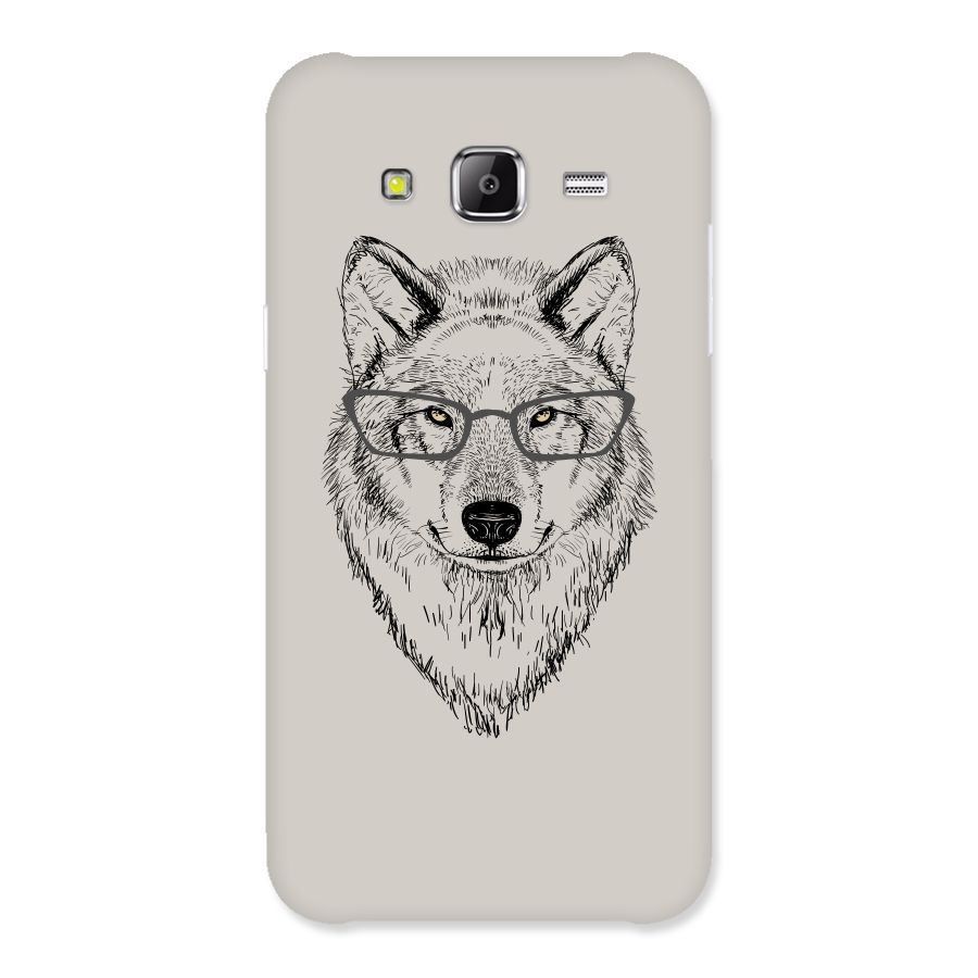 Nerdy Wolf Back Case for Samsung Galaxy J2 Prime