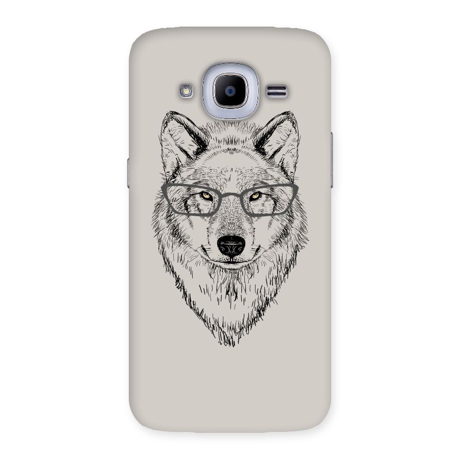 Nerdy Wolf Back Case for Samsung Galaxy J2 Pro