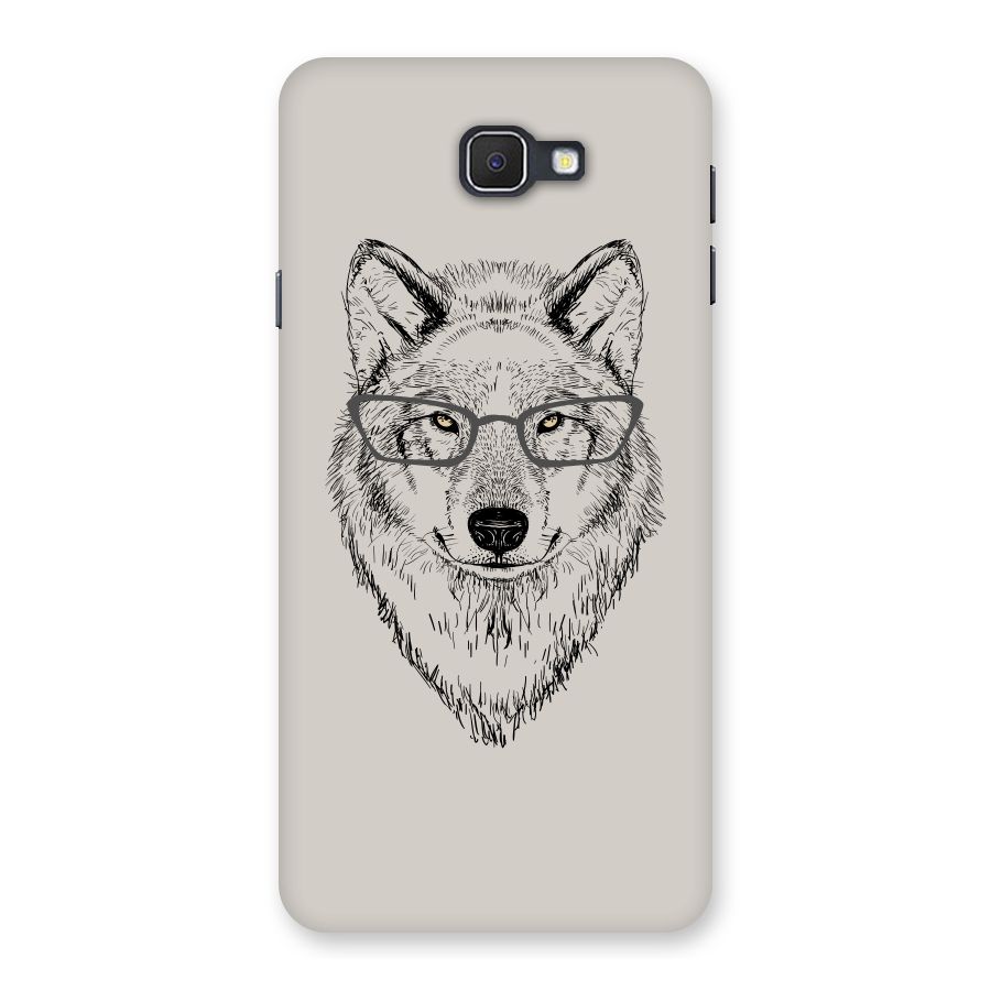 Nerdy Wolf Back Case for Samsung Galaxy J7 Prime