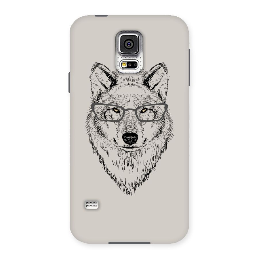 Nerdy Wolf Back Case for Samsung Galaxy S5