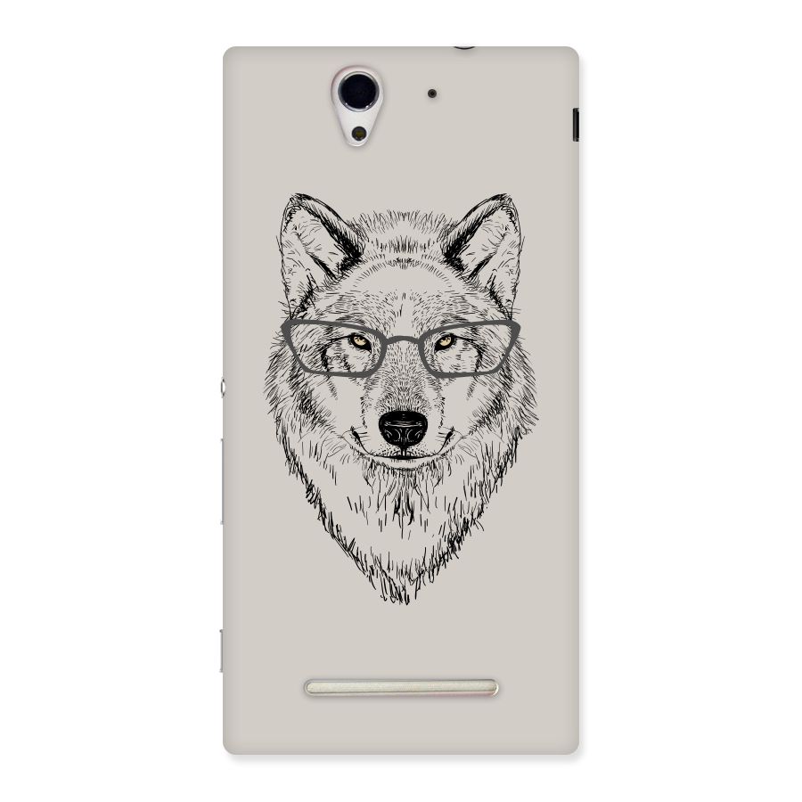 Nerdy Wolf Back Case for Sony Xperia C3