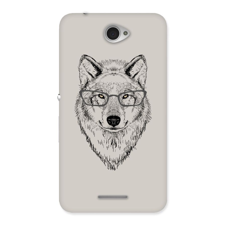 Nerdy Wolf Back Case for Sony Xperia E4