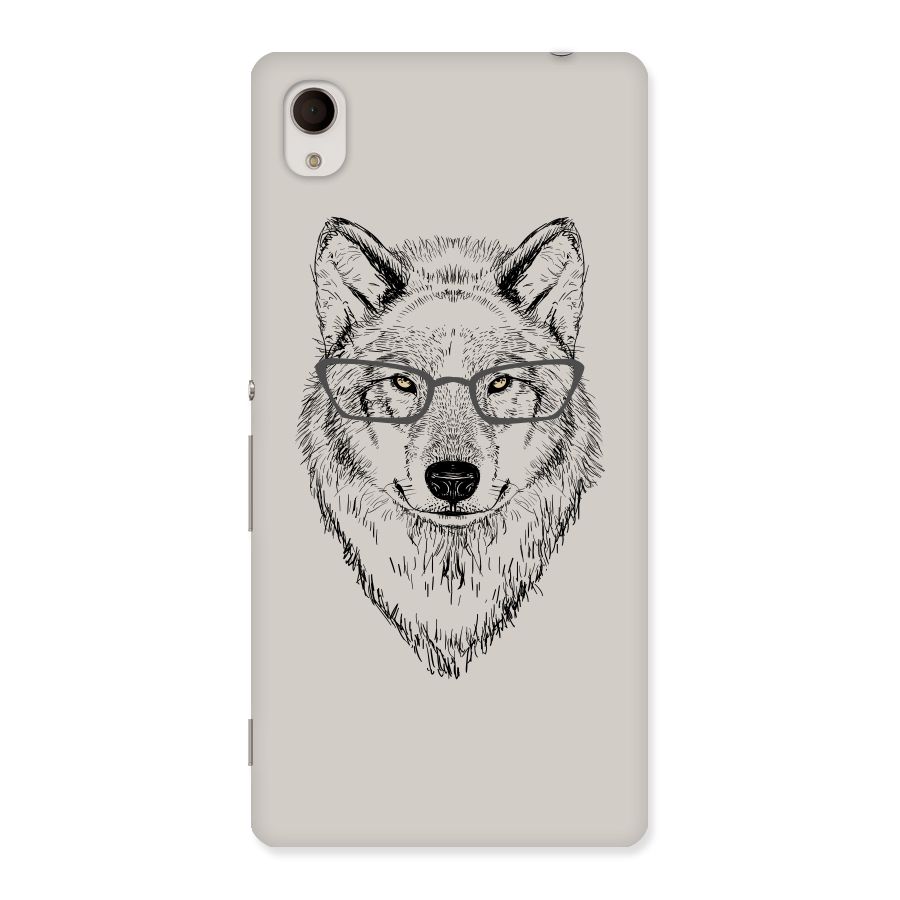 Nerdy Wolf Back Case for Sony Xperia M4
