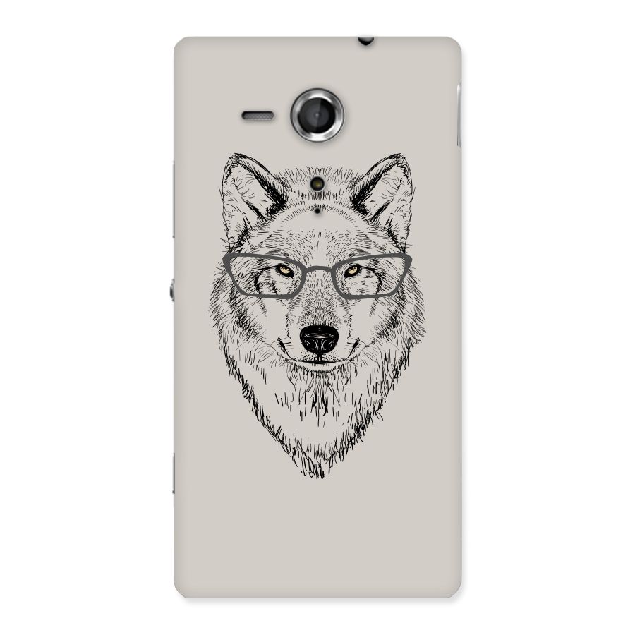 Nerdy Wolf Back Case for Sony Xperia SP